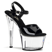 Load image into Gallery viewer, SKY-309 7&quot; Heel Black and Clear Pole Dancing Platforms