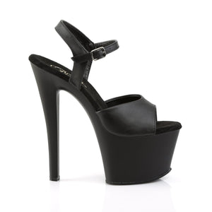 SKY-309 Pleaser 7 Inch Heel Black Pole Dancing Platforms