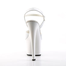 Load image into Gallery viewer, SKY-309 Pleaser 7&quot; Heel White Patent Pole Dancing Platforms