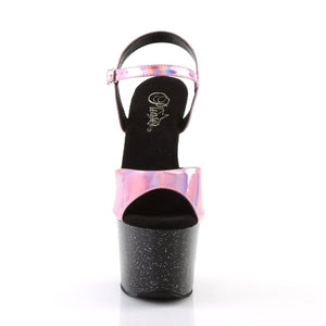 SKY-309HG 7" Heel Pink Hologram Pole Dancing Platforms