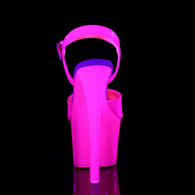 Load image into Gallery viewer, SKY-309UV 7&quot; Heel Neon Hot Pink Pole Dancing Platforms