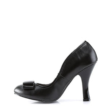 Load image into Gallery viewer, SMITTEN-01 Pin Up Couture Glamour 4&quot; Heel Black Fetish Shoes