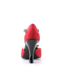 Load image into Gallery viewer, SMITTEN-10 Pin Up Couture Glamour 4&quot; Heel Red Fetish Shoes