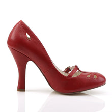 Load image into Gallery viewer, SMITTEN-20 Pin Up Couture Glamour 4&quot; Heel Red Fetish Shoes