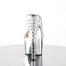 Load image into Gallery viewer, STARDUST-701 7 Inch Heel ClearSilver Chrome Strippers Shoes