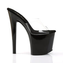 Load image into Gallery viewer, TABOO-701 7.5&quot; Heel Clear and Black Pole Dancing Platforms