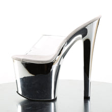 Load image into Gallery viewer, TABOO-701 7.5&quot; Heel ClearSilver Chrome Pole Dancing Platform