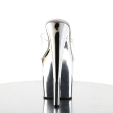 Load image into Gallery viewer, TABOO-701 7.5&quot; Heel ClearSilver Chrome Pole Dancing Platform