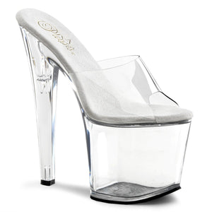 TABOO-701 Pleaser 7.5 Inch Heel Clear Pole Dancing Platforms