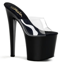 Load image into Gallery viewer, TABOO-701 7.5&quot; Heel Clear and Black Pole Dancing Platforms