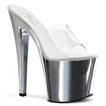 Load image into Gallery viewer, TABOO-701 7.5&quot; Heel ClearSilver Chrome Pole Dancing Platform