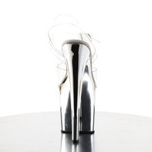 Load image into Gallery viewer, TABOO-708 7.5&quot; Heel ClearSilver Chrome Pole Dancing Platform