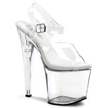 Load image into Gallery viewer, TABOO-708 Pleaser 7.5 Inch Heel Clear Pole Dancing Platforms