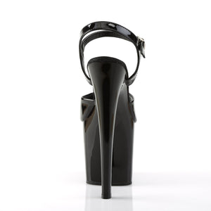 TABOO-709 7.5" Heel Black Patent Pole Dancing Platforms