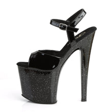 Load image into Gallery viewer, TABOO-709MG 7.5&quot; Heel Black Patent Pole Dancing Platforms