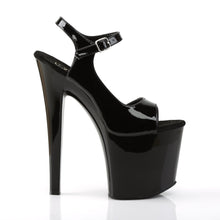 Load image into Gallery viewer, TABOO-714 7.5&quot; Heel Black Patent Pole Dancing Platforms