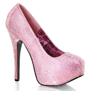 TEEZE-06R Hidden Platform 6" Heel Baby Pink Sexy Shoes