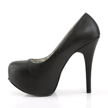 Load image into Gallery viewer, TEEZE-06W Pleaser Pink Label 6 Inch Heel Black Platform Shoe