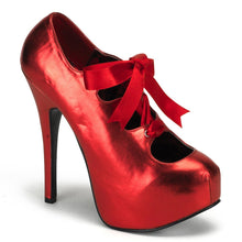 Load image into Gallery viewer, TEEZE-09 Bordello Hidden Platform 6 Inch Heel Red Sexy Shoes