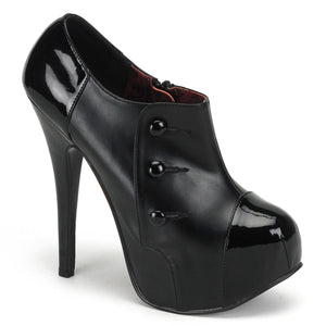 TEEZE-20 Bordello Hidden Platform 6" Heel Black Sexy Shoes