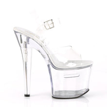 Load image into Gallery viewer, TIPJAR-708RAD Pleaser 7&quot; Heel Clear Pole Dancing Platforms