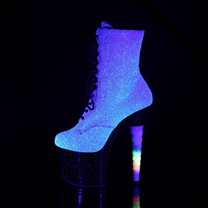 UNICORN-1020G Pleaser 7" Heel Purple Pole Dancing Platforms