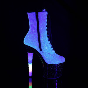 UNICORN-1020G Pleaser 7" Heel Purple Pole Dancing Platforms