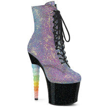 Load image into Gallery viewer, UNICORN-1020G Pleaser 7&quot; Heel Purple Pole Dancing Platforms