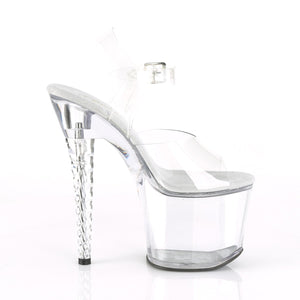 UNICORN-708 Pleaser 7 Inch Heel Clear Pole Dancing Platforms