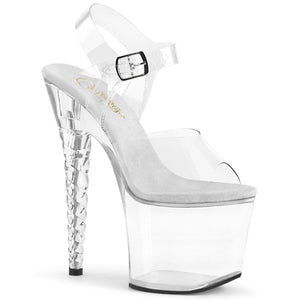 UNICORN-708 Pleaser 7 Inch Heel Clear Pole Dancing Platforms