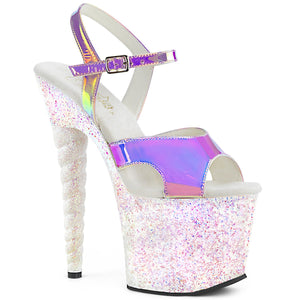 UNICORN-711LG Pleaser 7" Heel Purple Pole Dancing Platforms