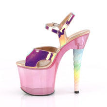 Load image into Gallery viewer, UNICORN-711T 7 Inch Heel Pink Bubble Gum Pink Tint Sexy Shoe