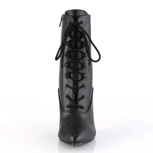 Load image into Gallery viewer, VANITY-1020 Pleaser Ankle Boots 4&quot; Heel Black Fetish Shoes