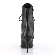 Load image into Gallery viewer, VANITY-1020 Pleaser Ankle Boots 4&quot; Heel Black Fetish Shoes