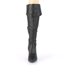 Load image into Gallery viewer, VANITY-2013 Pleaser Knee Highs 4 Inch Heel Black Fetish Shoe