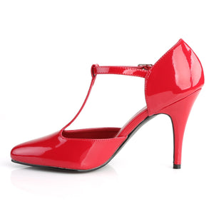 VANITY-415 Pleaser Shoes 4 Inch Heel Red Fetish Footwear