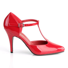 Load image into Gallery viewer, VANITY-415 Pleaser Shoes 4 Inch Heel Red Fetish Footwear