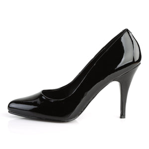 VANITY-420 Pleaser Shoe 4" Heel Black Patent Fetish Footwear