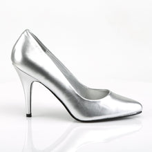 Load image into Gallery viewer, VANITY-420 Pleaser Shoes 4 Inch Heel Silver Fetish Footwear