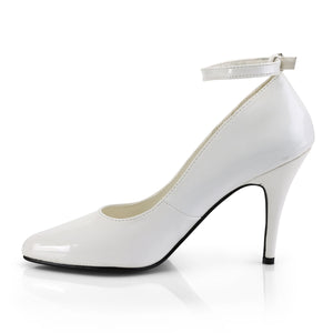 VANITY-431 Pleaser Shoe 4" Heel White Patent Fetish Footwear