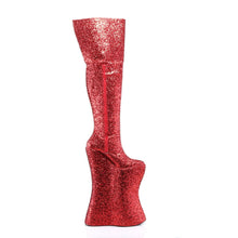 Load image into Gallery viewer, VIVACIOUS-3016 Pink Label 13.5&quot; Heel Red Platform Thigh Boot