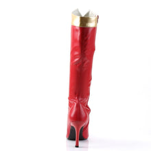 Load image into Gallery viewer, WONDER-130 Funtasma 4 Inch Heel Red Women&#39;s Boots