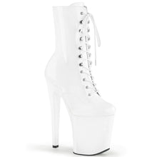 Load image into Gallery viewer, XTREME-1020 8&quot; Heel White Patent Pole Dancer Platforms Shoes