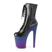 Load image into Gallery viewer, XTREME-1020BP 8 Inch Heel Black Pole Dancing Platforms Shoes