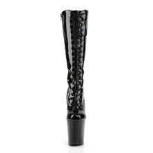 Load image into Gallery viewer, XTREME-2020 8&quot; Heel Black Patent Pole Dancer Platforms Shoes
