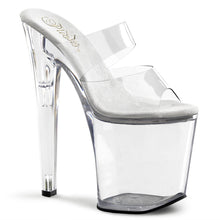 Load image into Gallery viewer, XTREME-802 Pleaser 8&quot; Heel Clear Pole Dancing Platforms Shoe