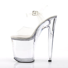 Load image into Gallery viewer, XTREME-808 Pleaser 8&quot; Heel Clear Pole Dancing Platforms Shoe