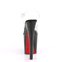 Load image into Gallery viewer, XTREME-808CRS Pleaser 8&quot; Heel Clear and Black Strippers Shoe