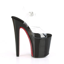 Load image into Gallery viewer, XTREME-808CRS Pleaser 8&quot; Heel Clear and Black Strippers Shoe