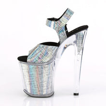 Load image into Gallery viewer, XTREME-808N-CRHM 8&quot; Heel Black Hologram Strippers Shoes